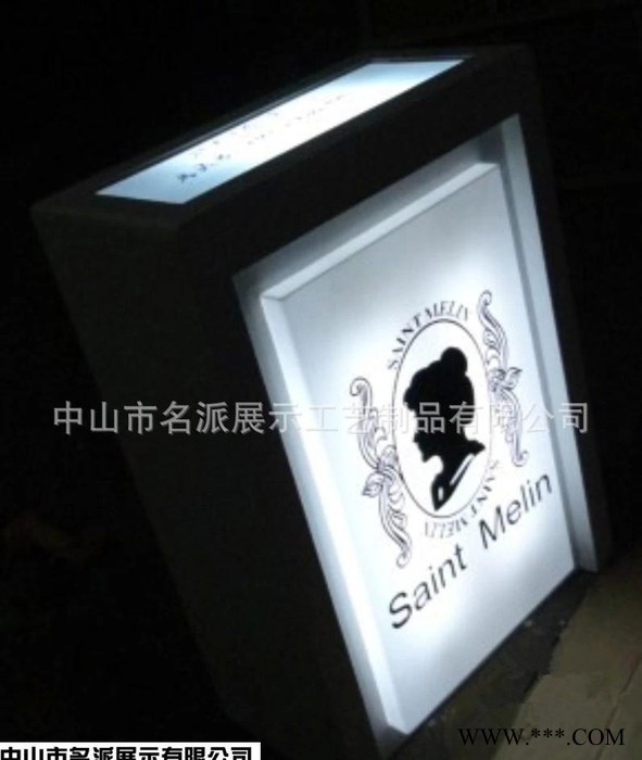 香水柜前台 化妆品柜前台 香水促销台 香水演示台 led电子图2