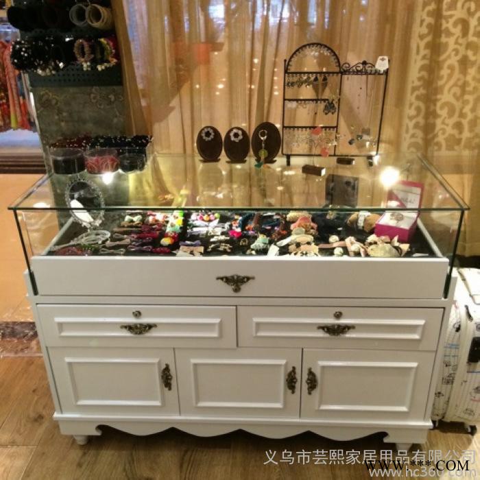烤漆货架木制展示柜饰品柜台首饰展示柜饰品展示柜珠宝展柜**柜