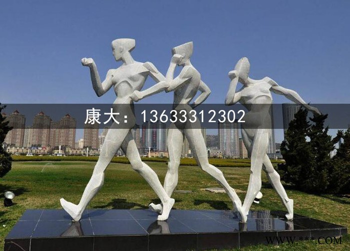 重庆康大雕塑定制 户外标识牌制作导向牌人形立牌雕塑图7