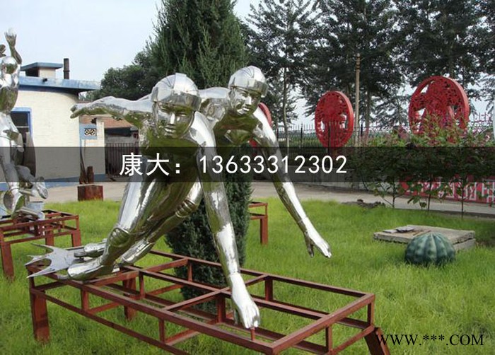 重庆康大雕塑定制 户外标识牌制作导向牌人形立牌雕塑图5