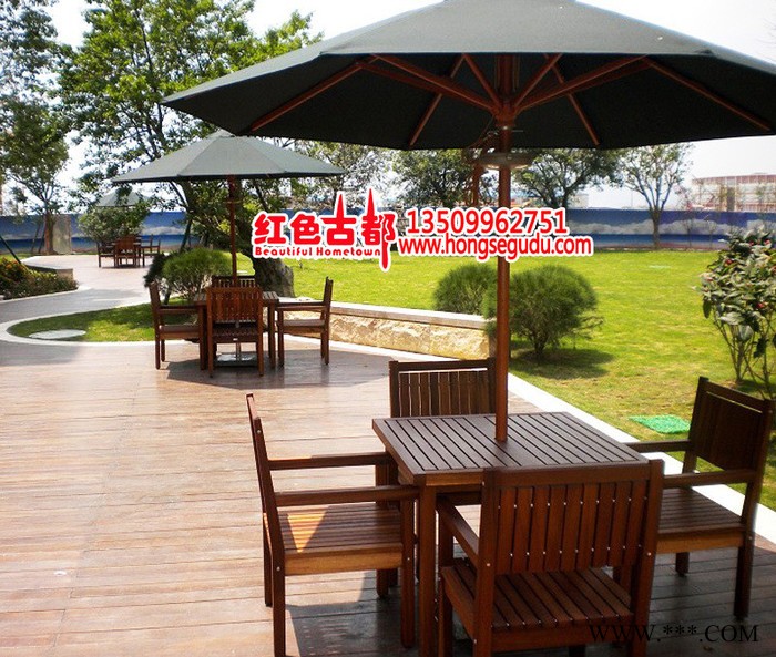 酒店宾馆餐厅前台接待台 四方大容量 户外户内用碳化木材质图7