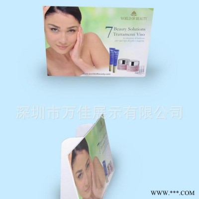 订做人像立牌纸质展示架纸质立牌纸货架陈列架