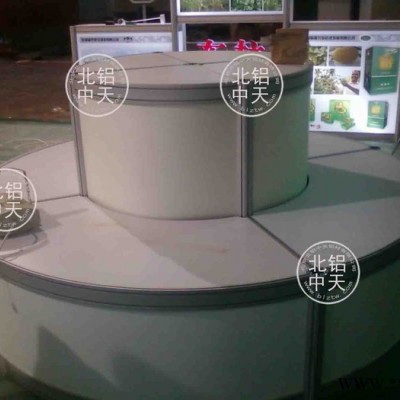 北京八棱柱展板展柜展台展铝