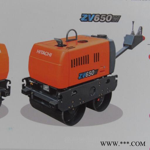 日立牌TSR65型液压转向手扶式双钢轮压路机