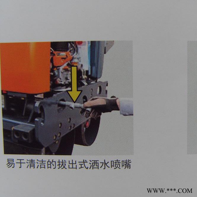 日立牌TSR65型液压转向手扶式双钢轮压路机图3