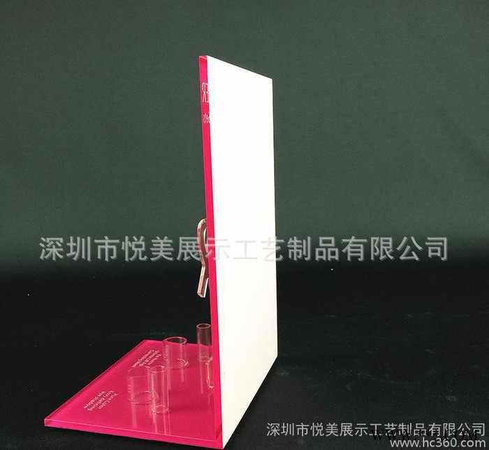 亚克力化妆护肤品展示台 有机玻璃BB霜促销台 广告促销展示台图2