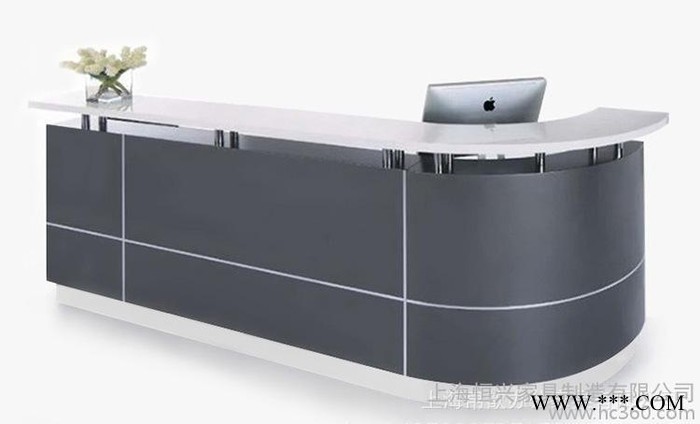 接待台办公前台 家具展示桌新款迎宾台收银台特价 直销图1