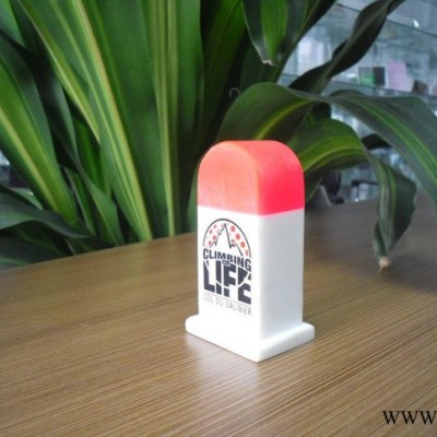 亚克力双色标牌，红白双色有机玻璃立牌，定制生产