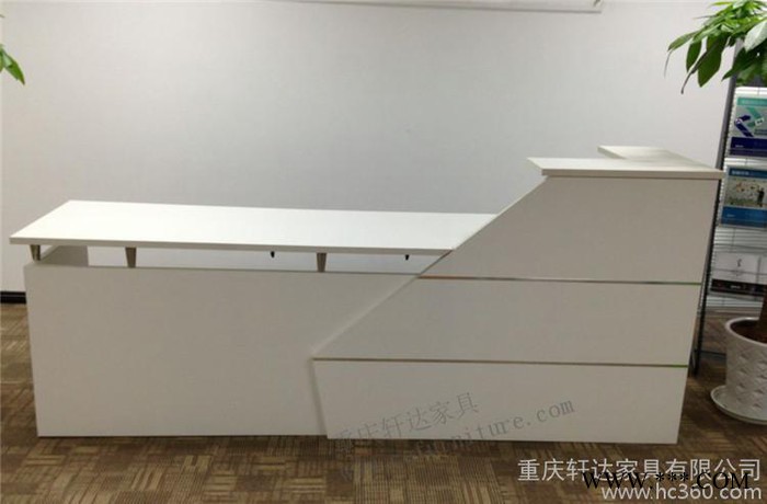 重庆办公前台板式前台，办公接待台重庆办公家具**图3