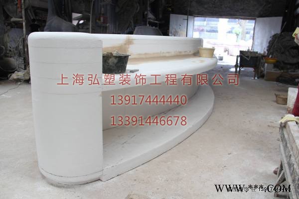 GRG吧台，grg异形吧台，GRG前台，GRG异形前台，GRG接待台，GRG展示台，GRG材料吧台，GRG沙盘图2