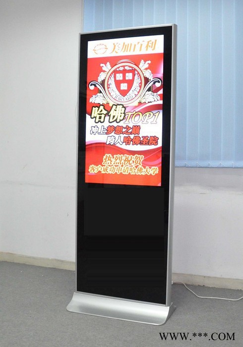 **液晶高清led 广告机 铝型材机身 可带擦鞋功能图3