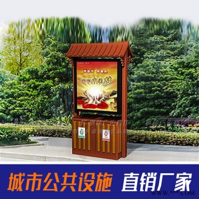 奥林 铝型材 广告垃圾箱 不锈钢垃圾箱 果皮箱 仿古广告垃圾箱 厂家直供