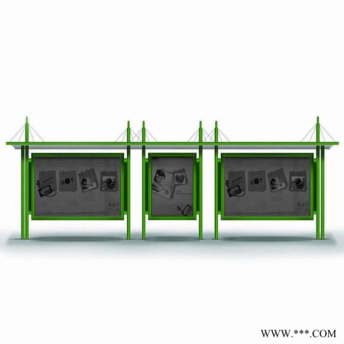 奥林定制铝型材候车亭 不锈钢公交站台 广告灯箱 路名牌灯箱厂家图3