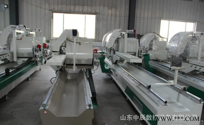 铝型材双头切割锯  橱柜卫浴门窗框 灯箱广告骨架铝合金切割机图3