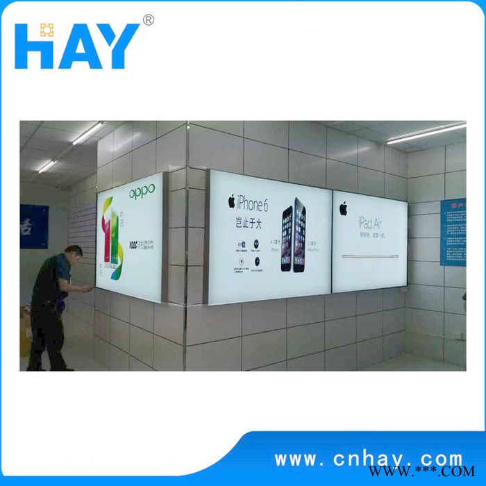 HAYHY-KD60B卡布灯箱型材Led广告灯箱边框|60单面卡布灯箱边框图3