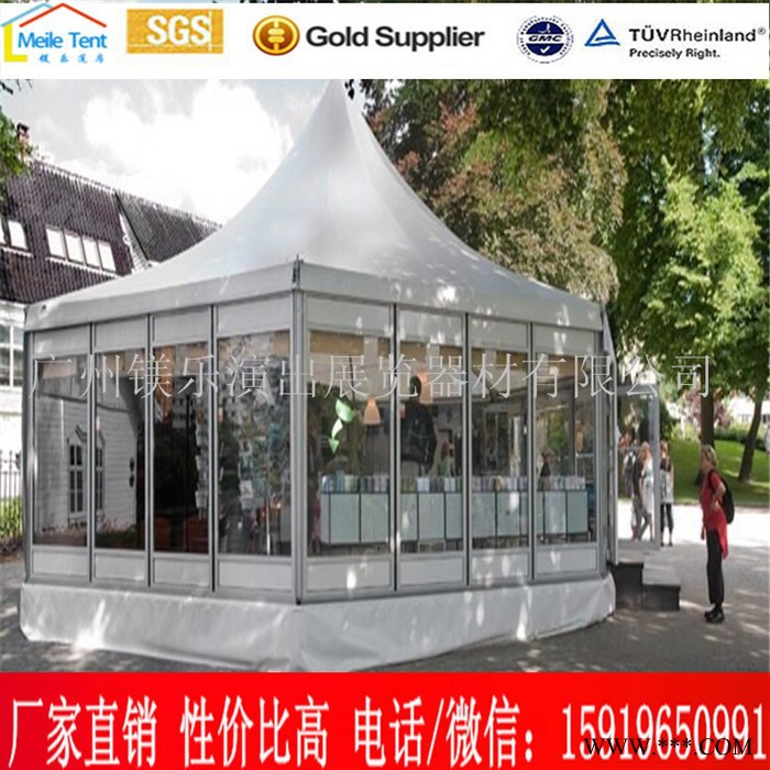 年末清仓 租赁户外3-10米尖顶铝合金型材篷房 德国展览商品广告展销帐篷图2