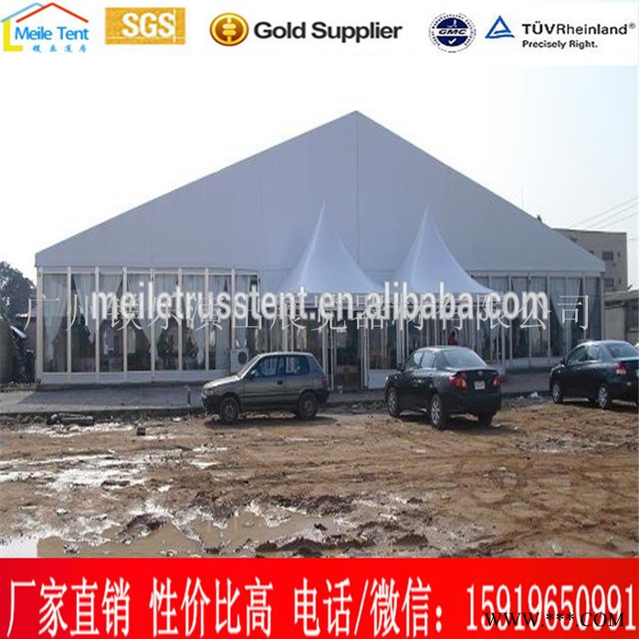 年末清仓 租赁户外3-10米尖顶铝合金型材篷房 德国展览商品广告展销帐篷图7