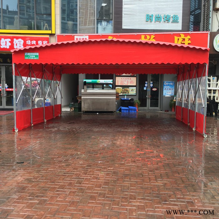 诚顺  烧烤排挡推拉蓬 活动折叠帐篷 遮阳挡雨折叠帐篷 欢迎咨询