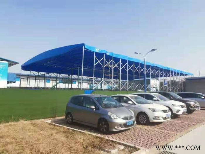 大型折叠帐篷伸缩式遮雨棚子收缩活动遮阳棚 户外防疫帐篷公司通道遮阳蓬