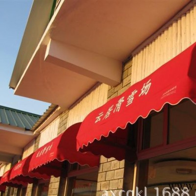 成都休闲遮阳篷 法式篷 欧式篷 门头广告篷制作安装