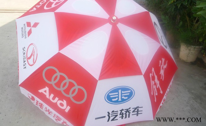 双层户外广告伞太阳伞 沙滩伞户外遮阳广告伞 户外太阳伞图2
