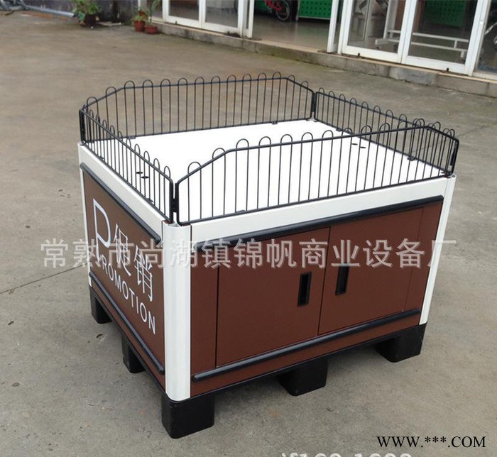低价超市促销车/折叠特价车/促销花车/特价台/促销甩货架图2