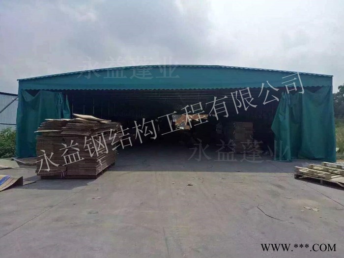 永益 推拉雨棚批发  折叠帐篷厂家 可移动伸缩帐篷** 加固加厚图4