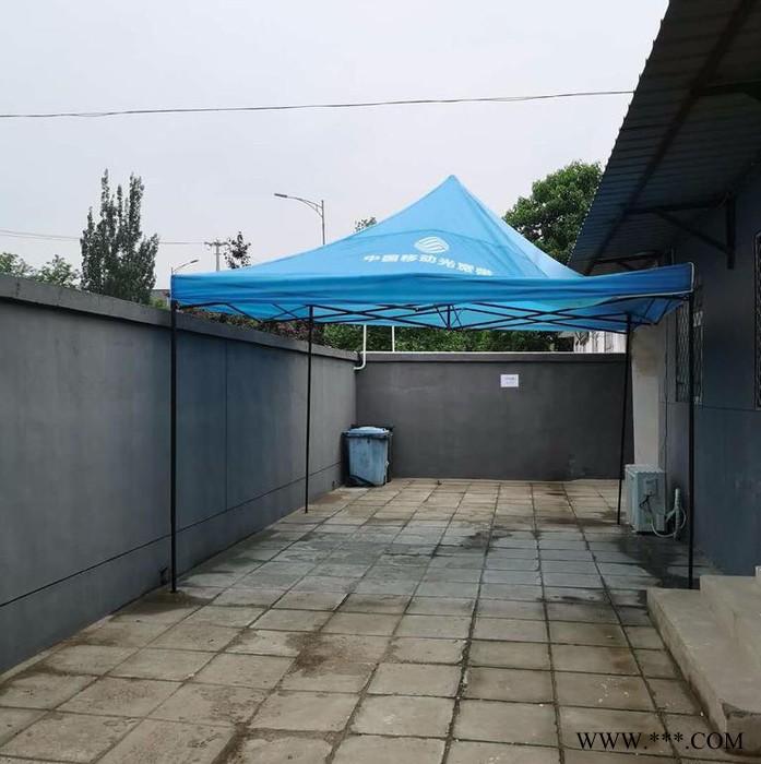 3*3米加粗广告四脚户外折叠摆摊活动印字促销防晒遮阳停车雨棚大伞帐篷折叠帐篷
