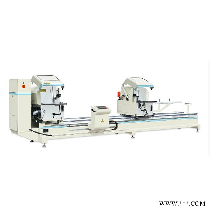 明美数控铝型材数控双头切割锯LJZ2S-500x4200铝型材重型数控双头精密切割锯铝型材500精密锯**价廉图1