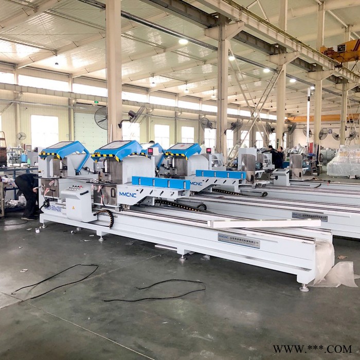 明美数控铝型材数控双头切割锯LJZ2S-500x4200铝型材重型数控双头精密切割锯铝型材500精密锯**价廉图2