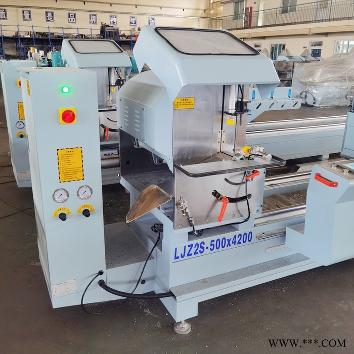 明美数控铝型材数控双头切割锯LJZ2S-500x4200铝型材重型数控双头精密切割锯铝型材500精密锯**价廉图8
