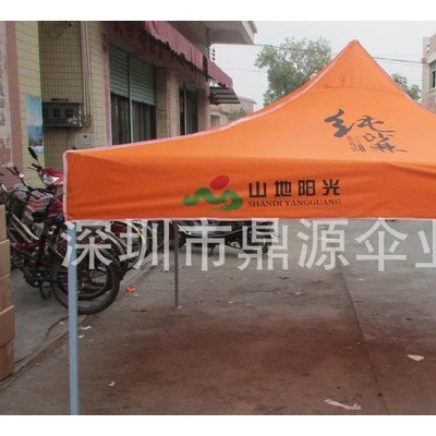 深圳帐篷厂定做户外折叠帐篷手开黑金刚支架广告帐篷可以印logo