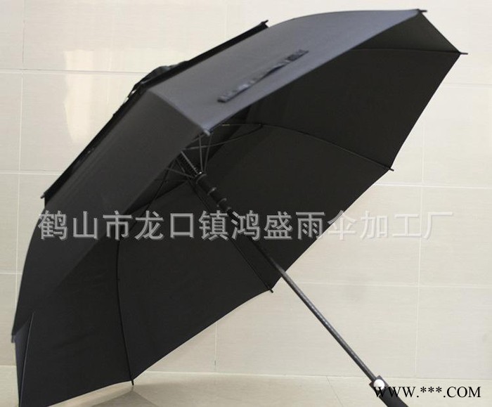 广告伞定做 直杆双层高尔夫伞**防晒户外广告太阳伞印字加lo图3