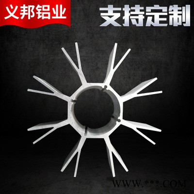 Alcoa/美铝太阳花铝型材 太阳花散热器 定制电子散热器铝型材 散热铝型材图2