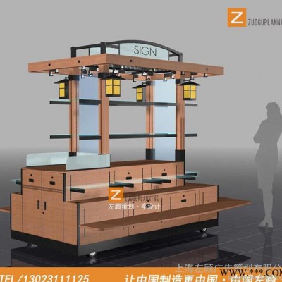加工定制 商场室内零售花车 专业设计施工商业展示促销售卖亭