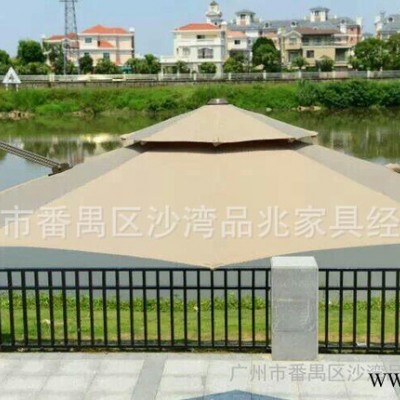 单边伞53 户外花园遮阳伞 庭院沙滩太阳伞 罗马边柱伞 方形