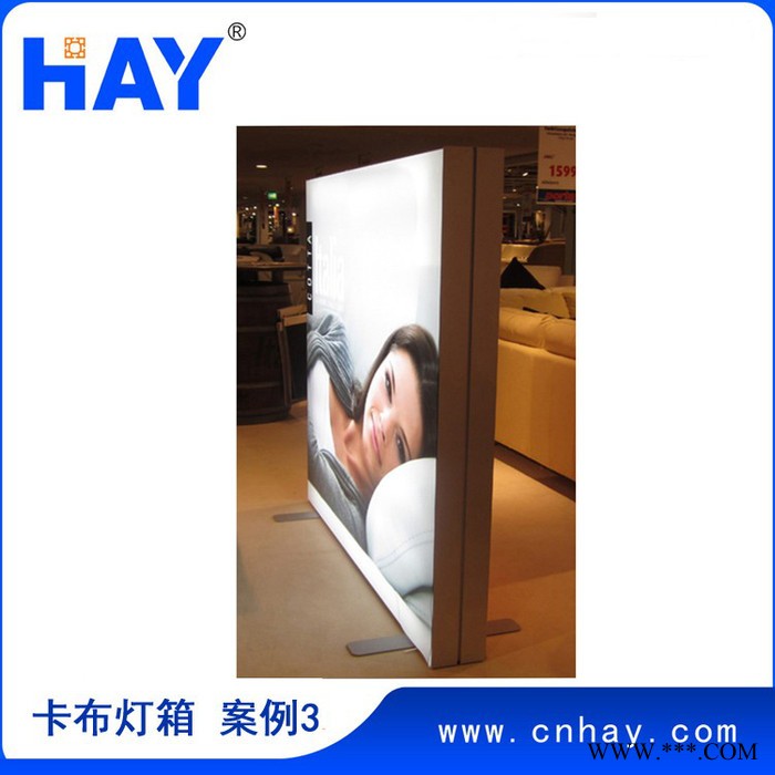 铝型材 拉布灯箱 卡布灯箱边框 可定制灯箱 40单面卡布框图4