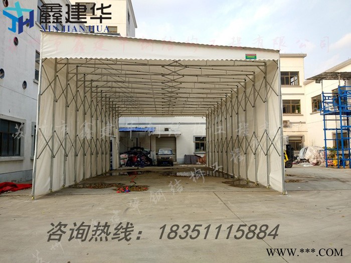 镇江扬中简易雨棚、超大折叠帐篷、组装移动雨棚、帆布推拉雨棚帐篷定制