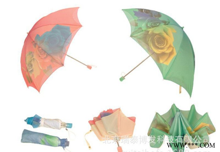 天堂伞满园春色太阳伞防紫外线防晒遮阳伞晴雨伞折叠清新