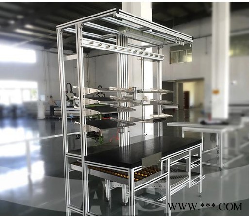 庭轩 防静电操作台 铝型材组装防静电工作台桌子 防静电工作台 铝型材组装 实力厂家直供图7