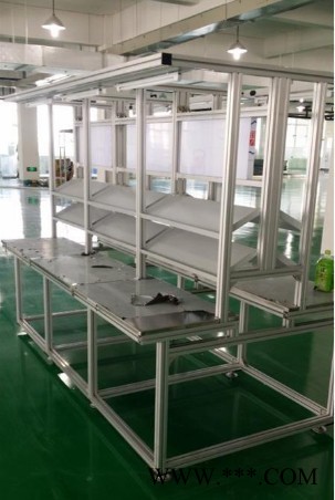 庭轩 防静电操作台 铝型材组装防静电工作台桌子 防静电工作台 铝型材组装 实力厂家直供图4