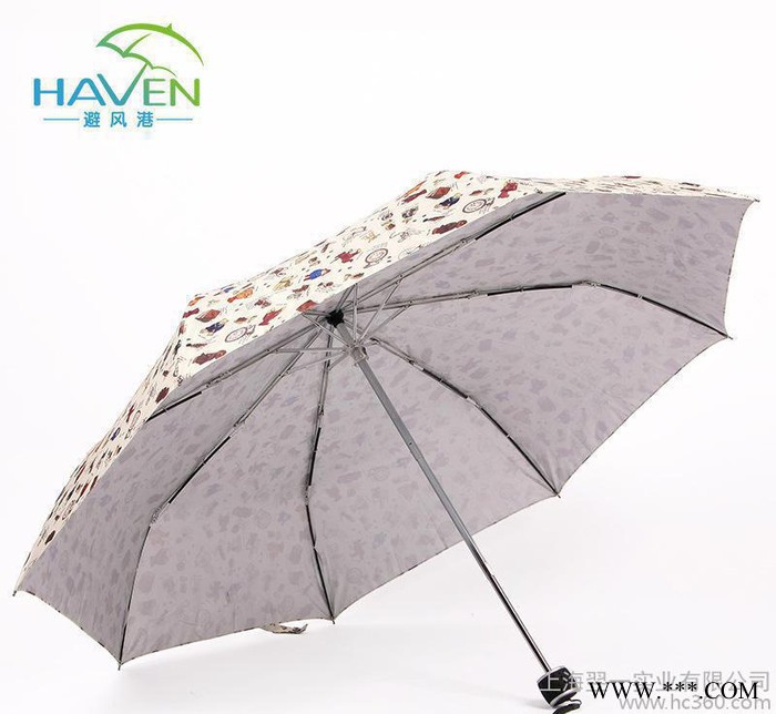 **防晒遮阳伞可爱小熊公主伞银胶防紫外线太阳伞晴雨伞图3