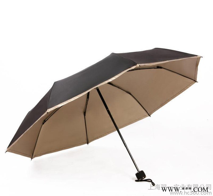 太阳伞防紫外线遮阳伞**防晒男女黑胶雨伞超轻折叠小黑伞图3