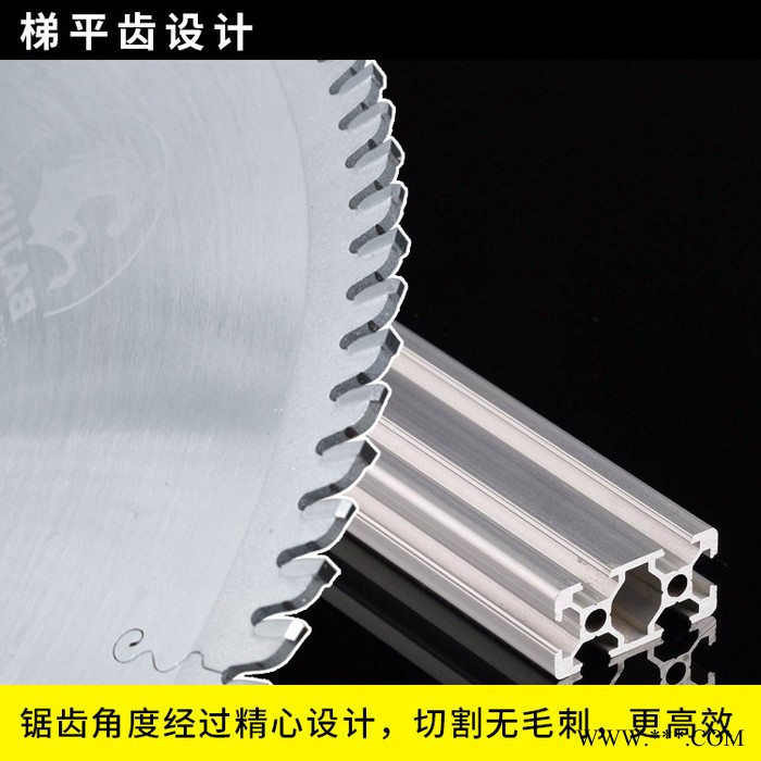 八骏锯片工厂 铝型材锯片 合金锯片生产27年 300*8.0*25*48T图5