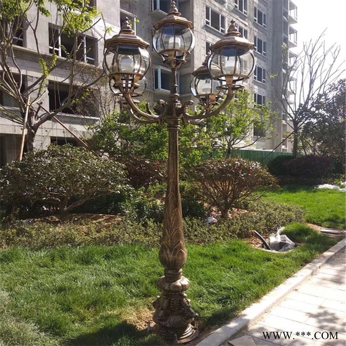 供应工厂直销庭院灯 美观大方仿古庭院灯 铸铝庭院灯 铝型材庭院灯图3