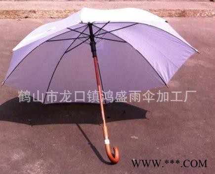 外贸出口雨伞原单 木弯柄高尔夫礼品宣传伞 定制太阳伞可印lo图3