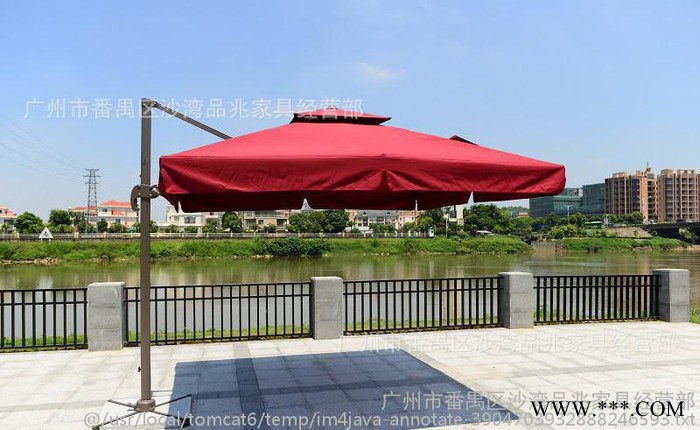 直销方形户外遮阳伞 太阳伞 罗马伞 岗亭伞 岗亭伞定制图3