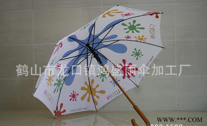 深圳外贸原单雨伞定制8K直杆伞广告伞 户外大太阳伞印广告语l图2