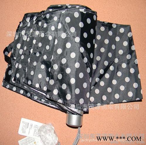 供应自主品牌myyd01太阳伞女装伞圆点银胶布伞深圳雨伞图3