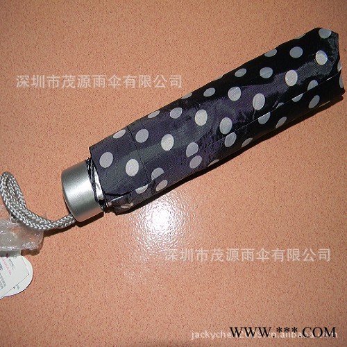 供应自主品牌myyd01太阳伞女装伞圆点银胶布伞深圳雨伞